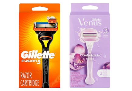 2 Gillette Razors