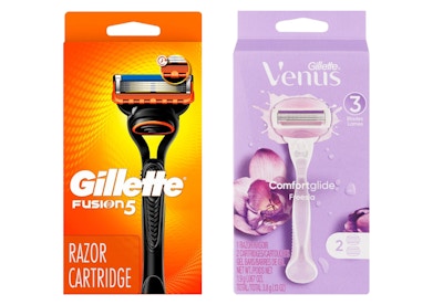 2 Gillette Razors
