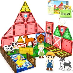 Magnetic Tiles Farm Animals