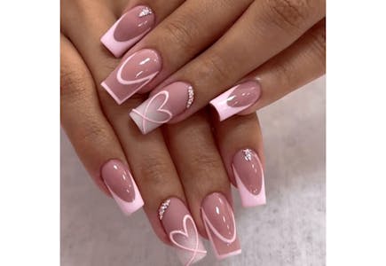 Heart Press-on Nails