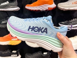 Hoka sneakers in store at Dick's sporting Goods