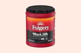 a folgers container