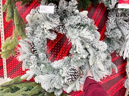 50% Off Holiday Faux Wreaths and Garlands at Target: $2 Garland, $5 Wreath card image