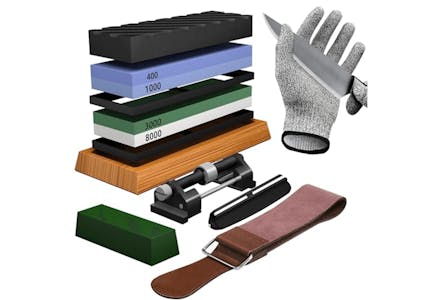 Knife Sharpening Stone Set