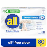 All Free Clear Dryer Sheets