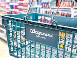 green walgreens shopping basket