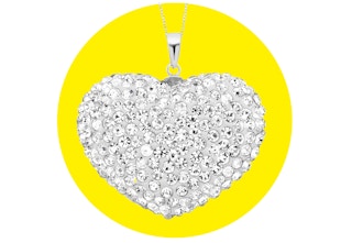 until gone 18k white gold plated crystal heart drop necklace stock image 2023 1 1679234742 1679234742