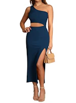 Women's Cutout Bodycon Maxi Dress