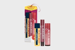 Lowest Price: Burt's Bees Mistletoe Kiss Set, Now $4.34 on Amazon card image