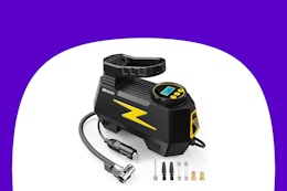 Portable Air Compressor, Only $9.24 on Amazon card image