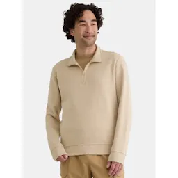 Athletic Works Men's Fleece Quarter Zip