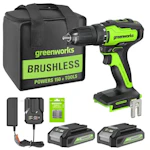 Greenworks Cordless Drill Kit