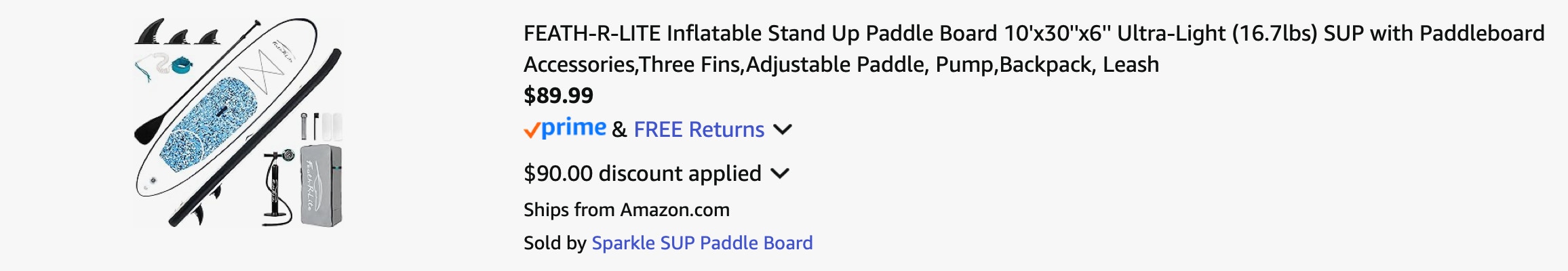 Amazon Inflatable Stand-Up Paddleboard 2025 2
