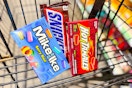 candy in dollar tree shopping cart