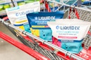 costco liquid i.v. bags in shopping cart