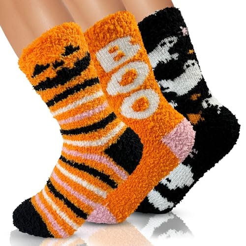 Halloween Fuzzy Socks