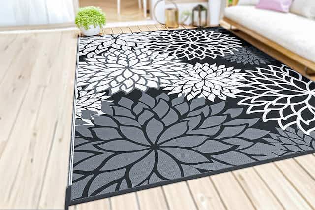 Get a 5’ x 8’ Outdoor Rug for Only $26 on Walmart.com card image