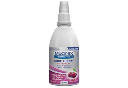 3 Mucinex Sore Throat Sprays