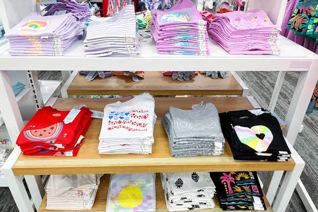 Get Kids' Graphic Tees and Leggings for $3.99 at Target card image