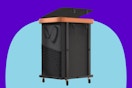 Large Rolling Laundry Basket
