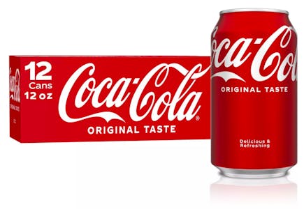 3 Coca-Cola Soda 12-Packs