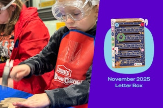 Lowes Kids Workshop craft for November 2025: Letter Box