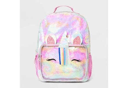 Cat & Jack Flip Sequin Backpack