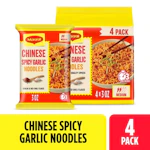 Maggi Chinese Spicy Garlic Noodles 4-Pack
