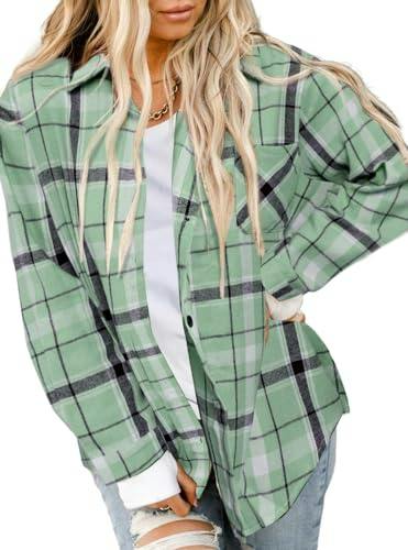 Women's Buffalo Plaid Flannel Shirt