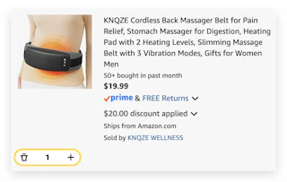 Cordless Back Massager Belt