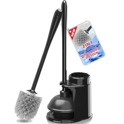 Toilet Plunger and Brush Set