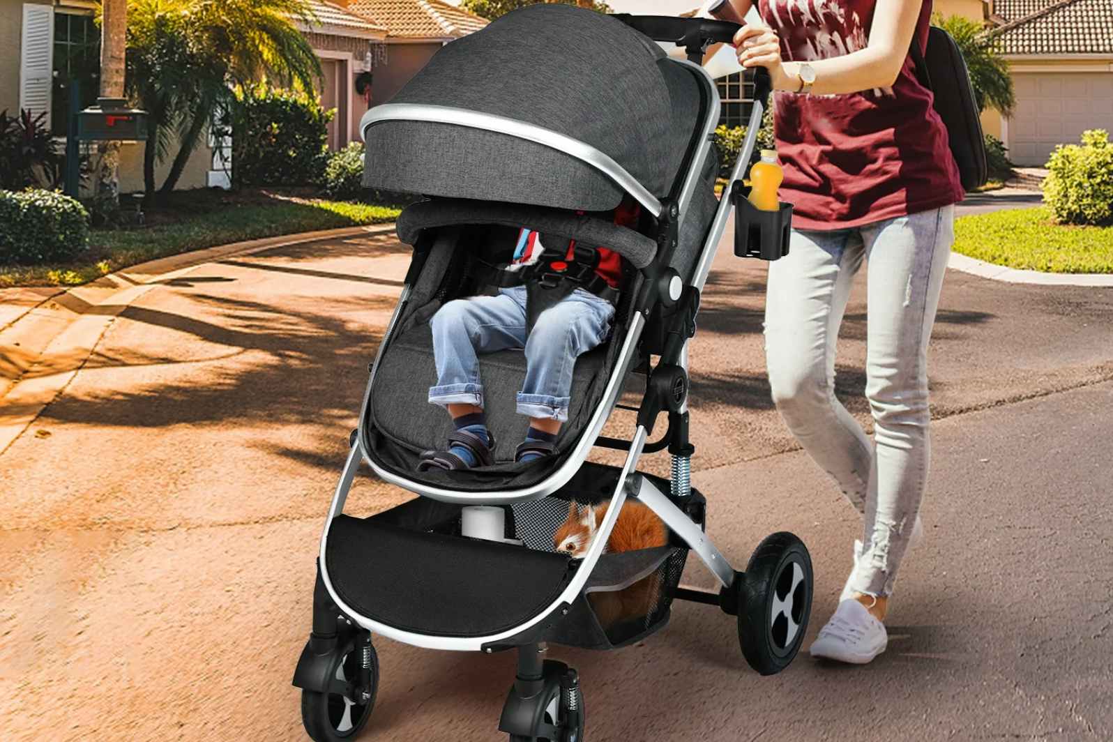 Convertible 2-in-1 Baby Stroller, $115 at Walmart