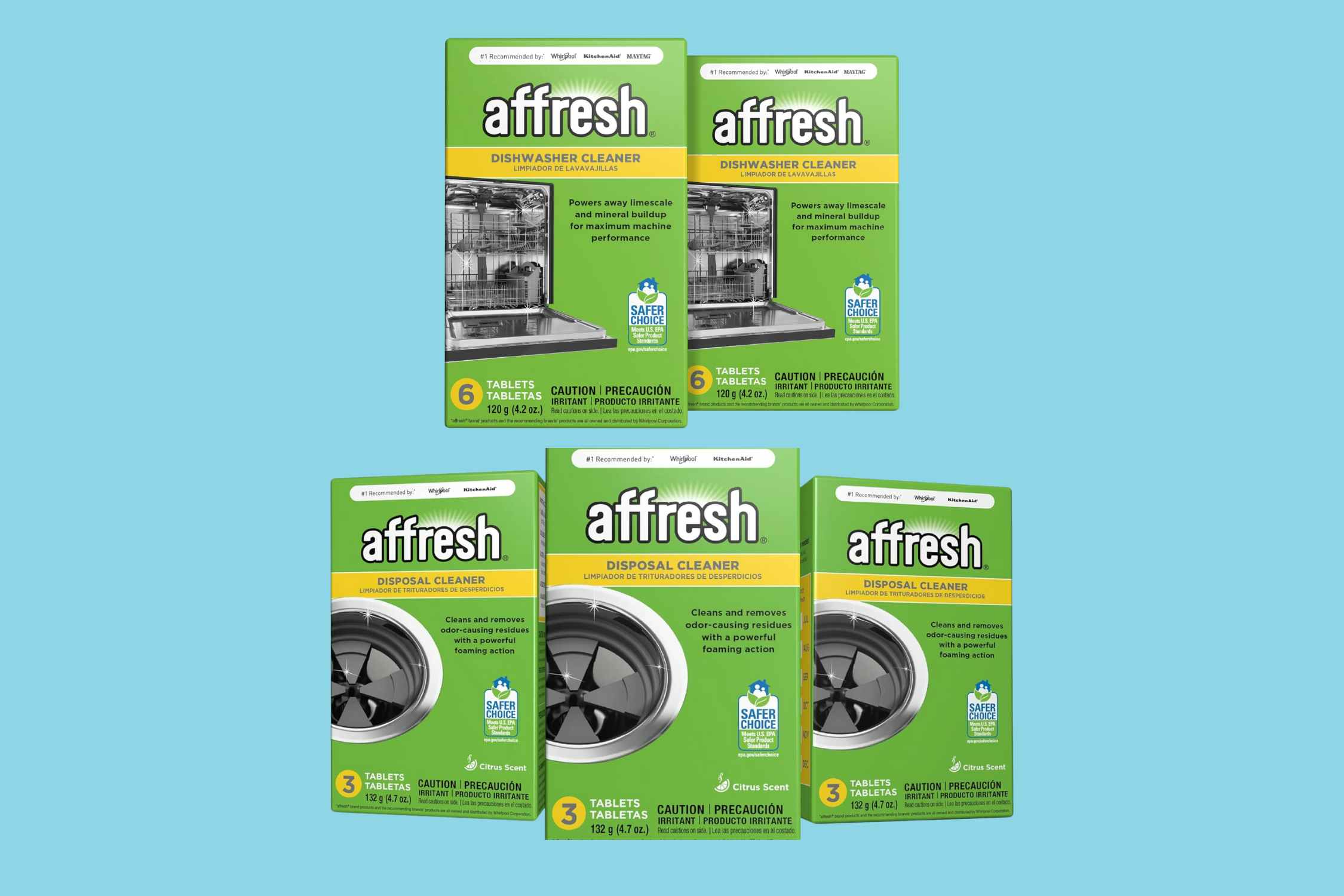 Affresh Garbage Disposable and Dishwasher Cleaner Bundle, $11.71 on Amazon