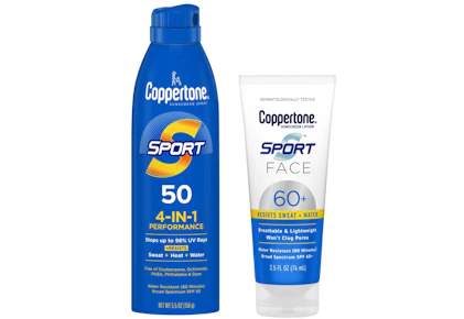 2 Coppertone Sport Sunscreens