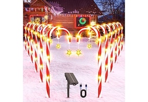 Solar Candy Cane Lights