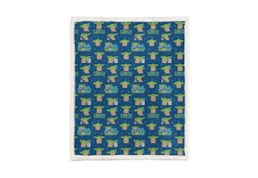 Baby Yoda Sherpa Throw Blanket