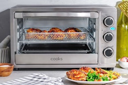 Cooks 6-Slice Toaster Oven With Air Fry, Only $45 at JCPenney (Reg. $140) card image