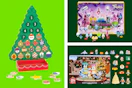 three images of advent calendars on sale 