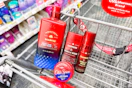 CVS Shopping cart with old spice products