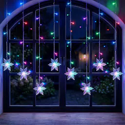 Snowflake LED String Lights