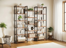 walmart triple bookshelf