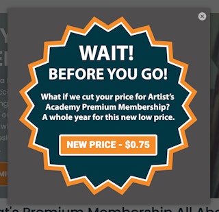 Artist's Academy Pop-up