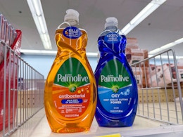 palmolive dish soaps on walgreens shelf