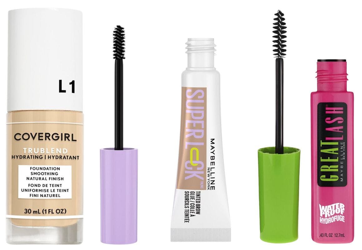 2 Maybelline + 1 Covergirl Items