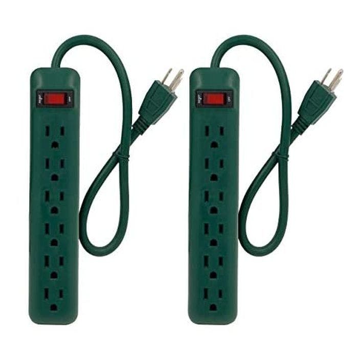 6-Outlet Power Strips 2-Pack
