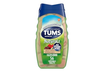 Tums Naturals Antacid Tablets