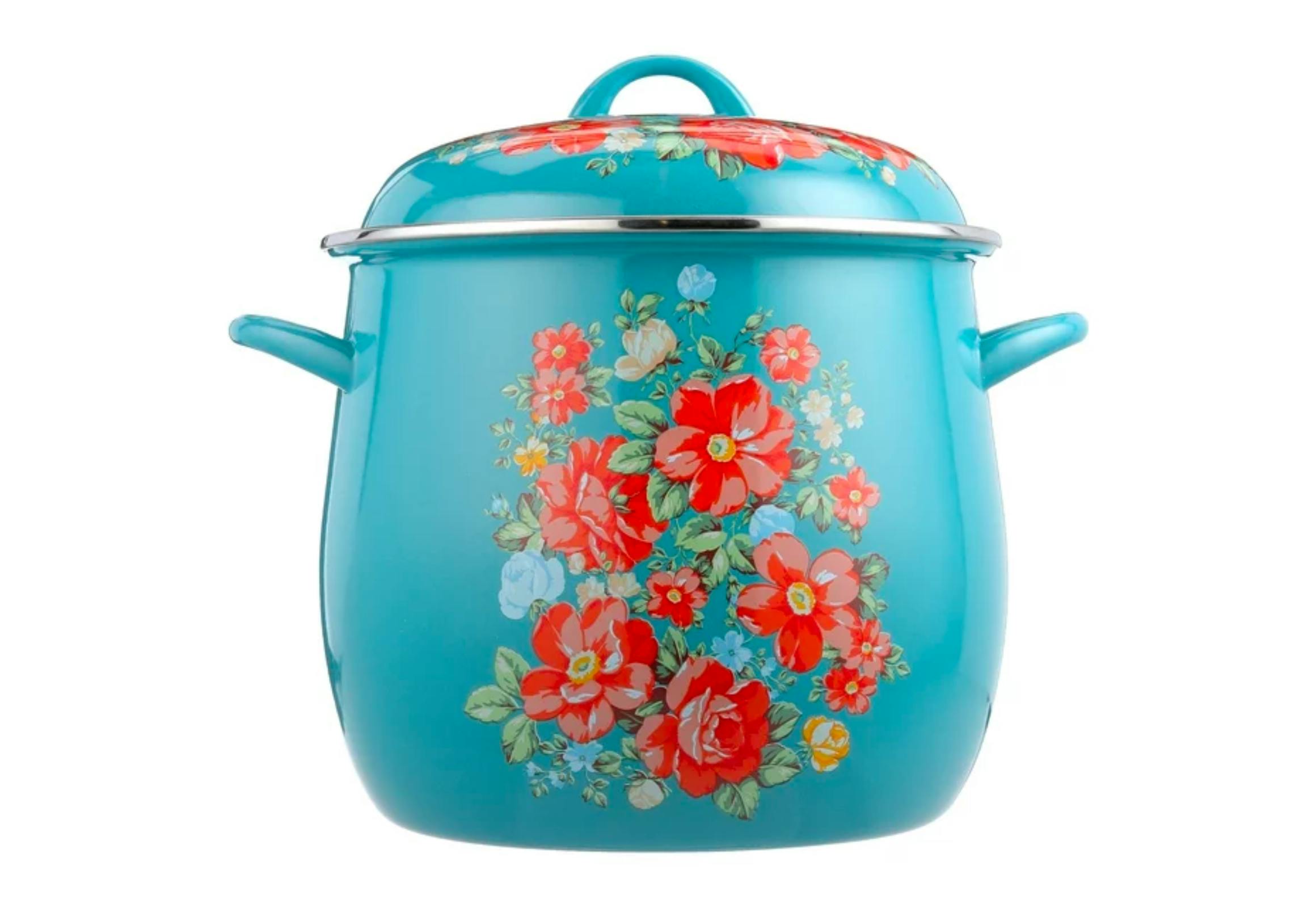 The Pioneer Woman Floral Stock Pot