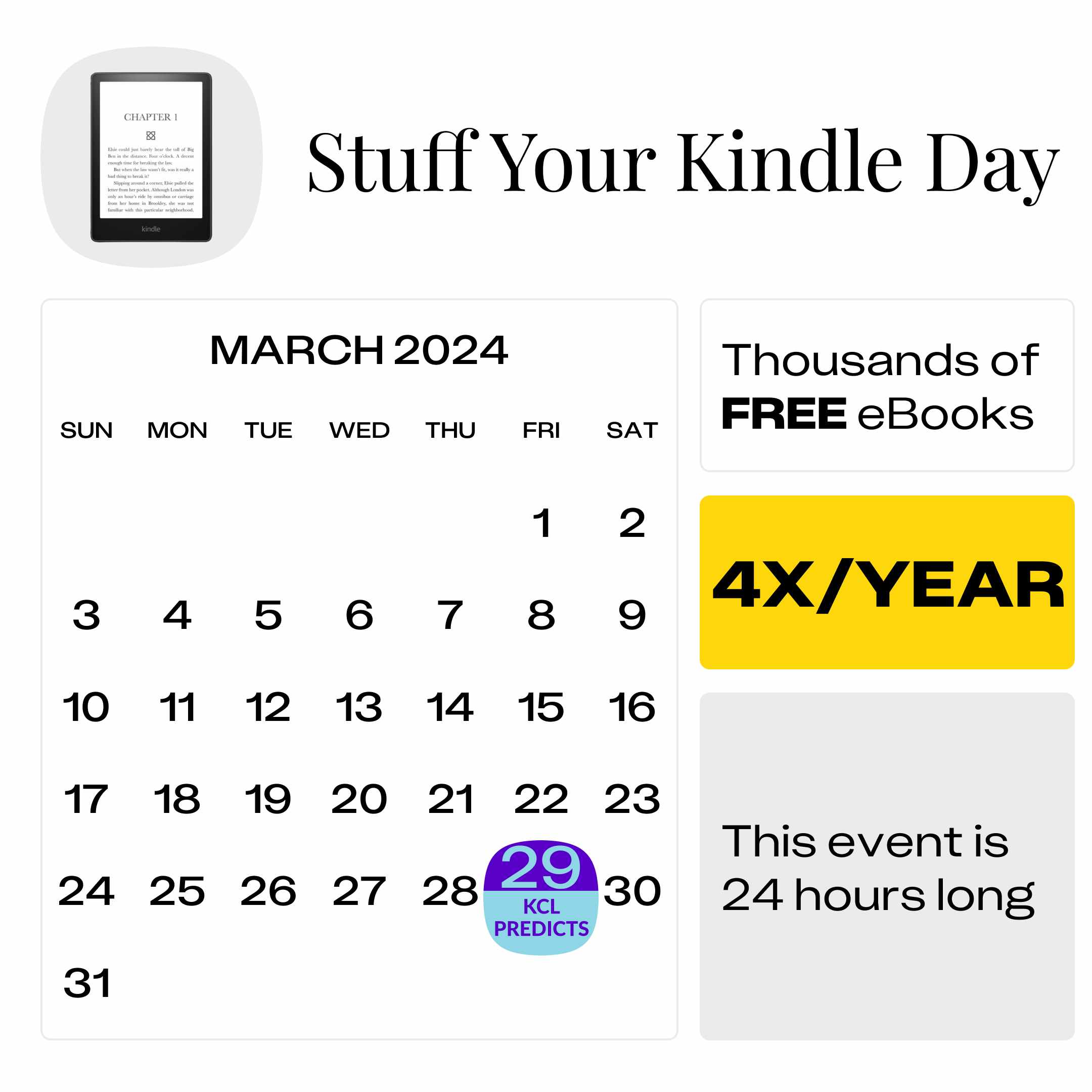 Stuff Your Kindle Day How to Get 1,000+ Free eBooks The Krazy Coupon