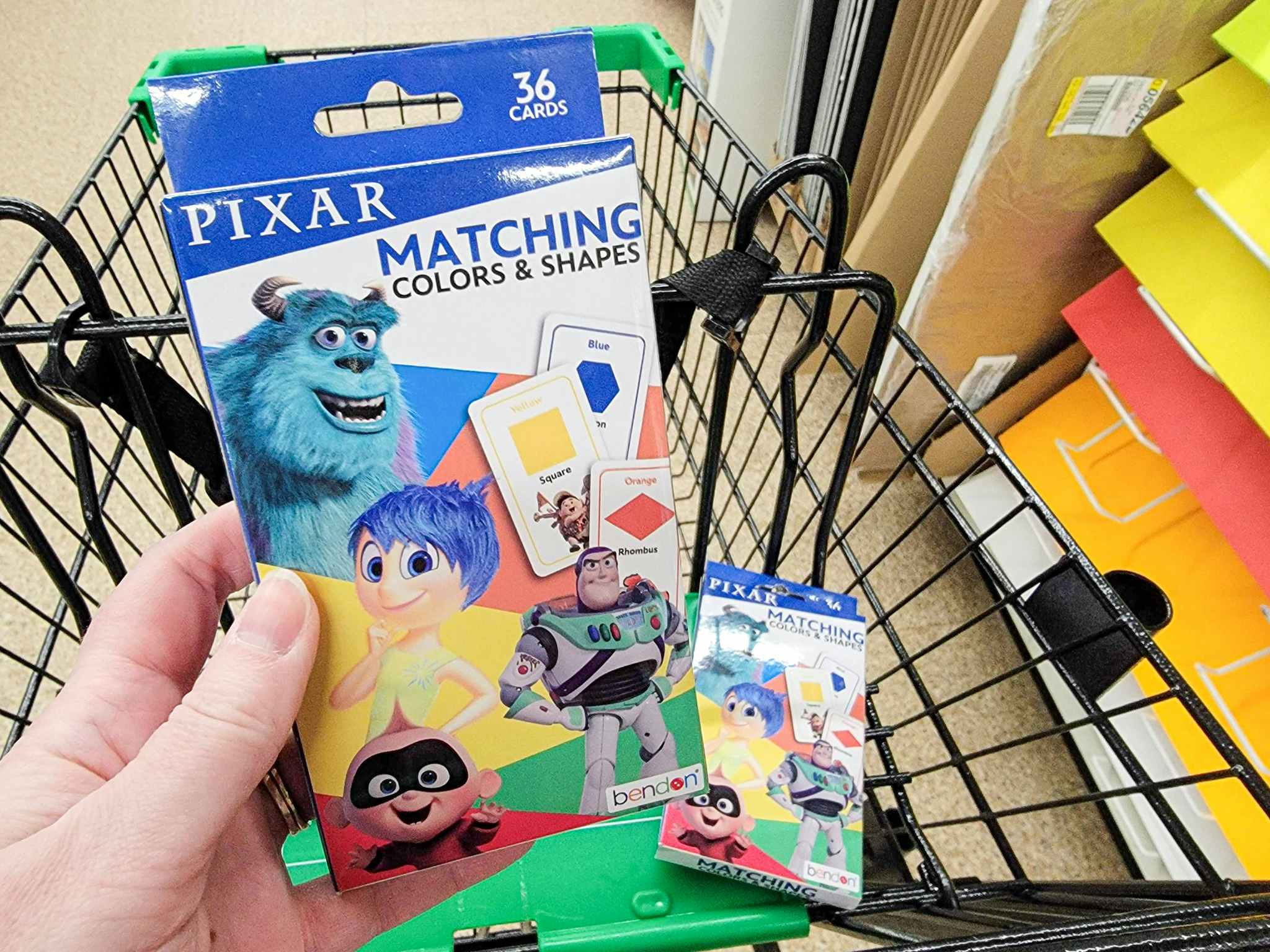 pixar flash cards
