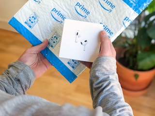 apple airpods with amazon package